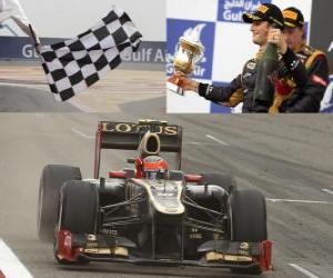 Puzzle Ρομέν Grosjean - Lotus - Grand Prix του Μπαχρέιν (2012) (3η θέση)